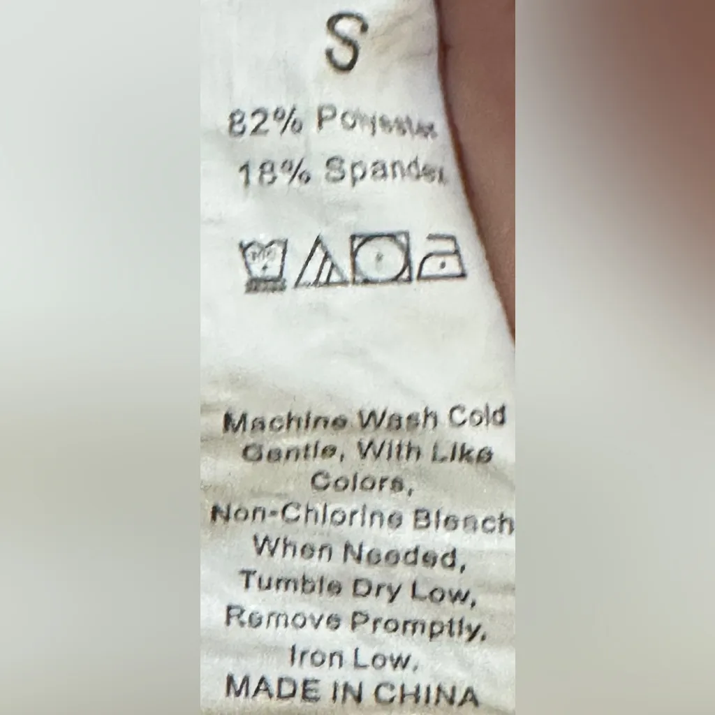 Mustard White Tie Bikini Top Women's Sz Small Gold - Image 4