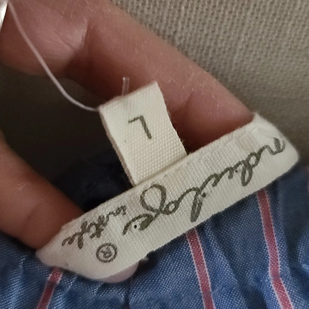 Indulge striped off shoulder blouse size large - Image 4