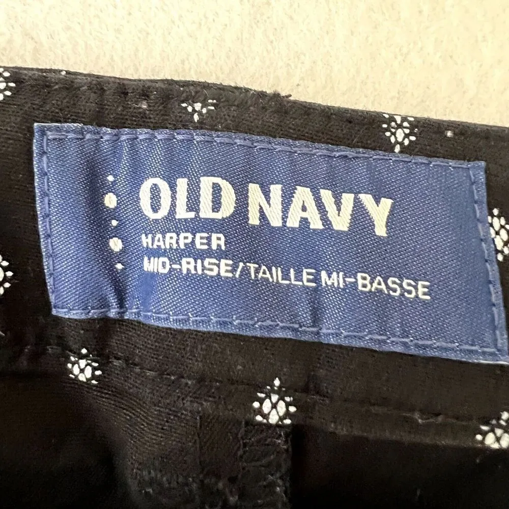 Old Navy Harper Mid Rise Polka Dot Pants - Image 6