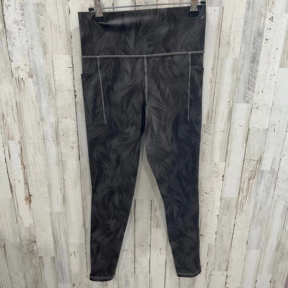 ATHLETA Salutation Stash II Printed Tight Powervita In Ava Black Sz Small - Image 2