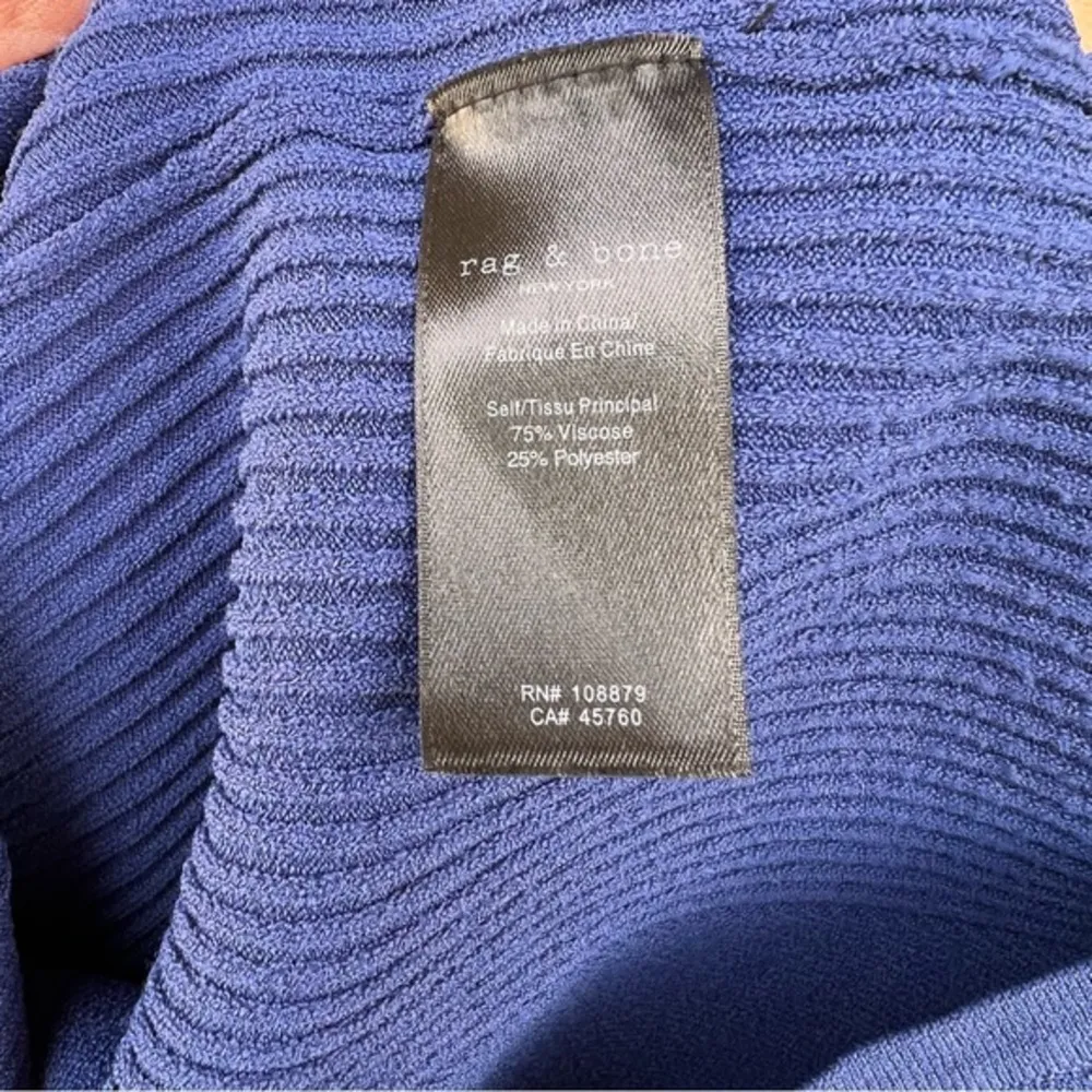 Rag & Bone Blue Brandy Maxi Dress Size S - Image 8