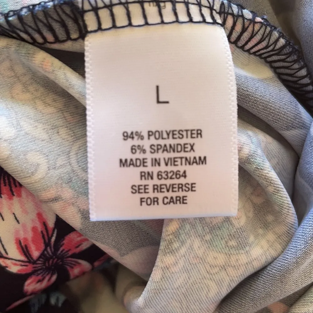 Roz & Ali  floral faux wrap skirt - Image 6