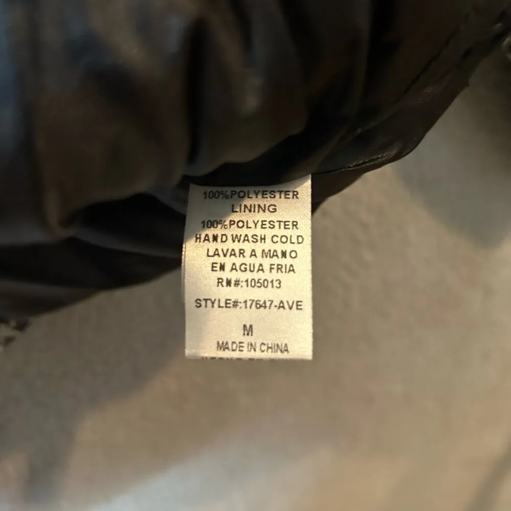 Andree by Unit  Jacket Womens M‎ Black White Houndstooth Puff Jacket NEW - Image 11