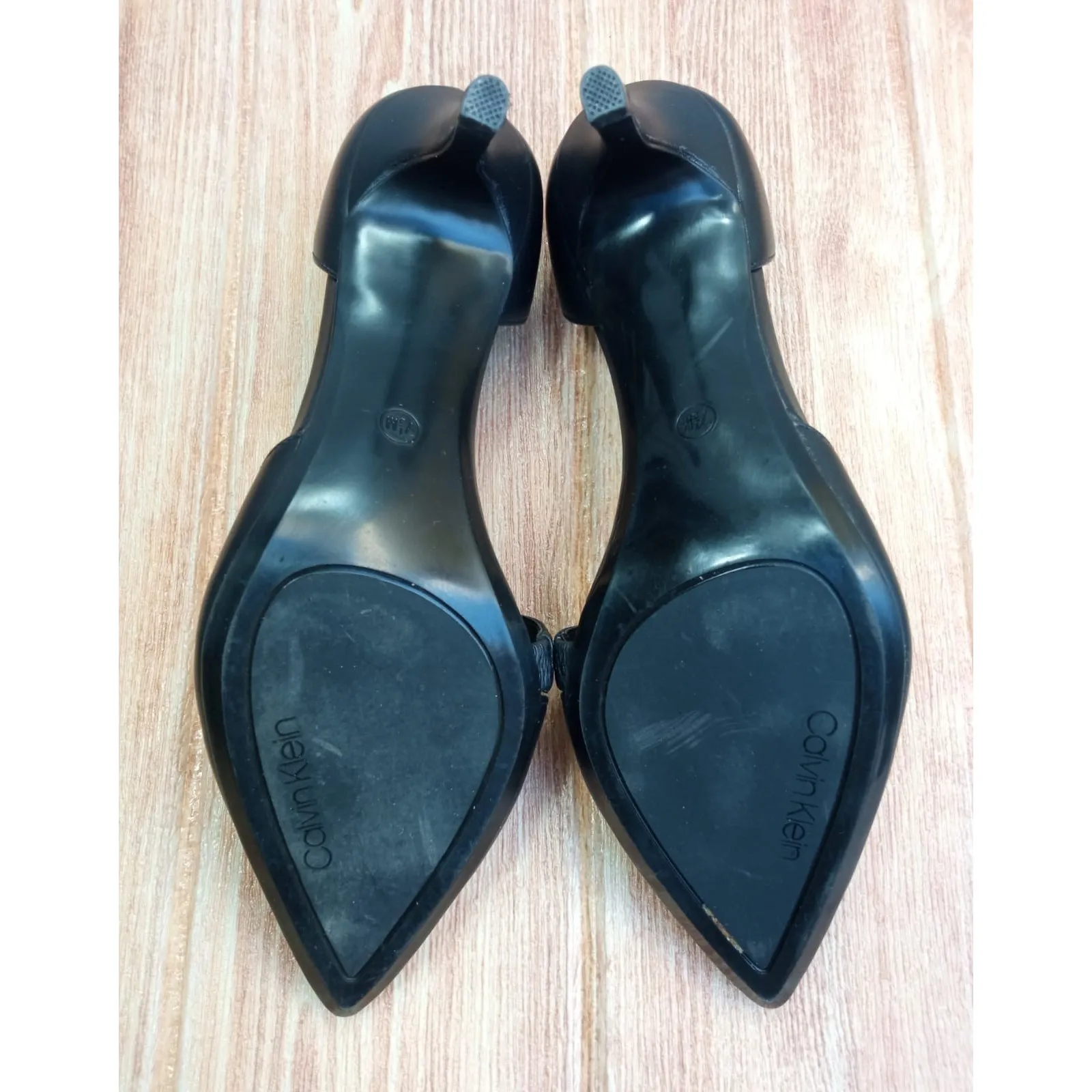 Calvin Klein Women's Slingback Shoes Greer Black Size 7.5 EUC - Image 7