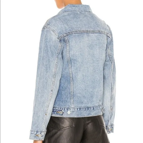 Levi Ex-Boyfriend Trucker‎ Denim Jacket Size Small - Image 3