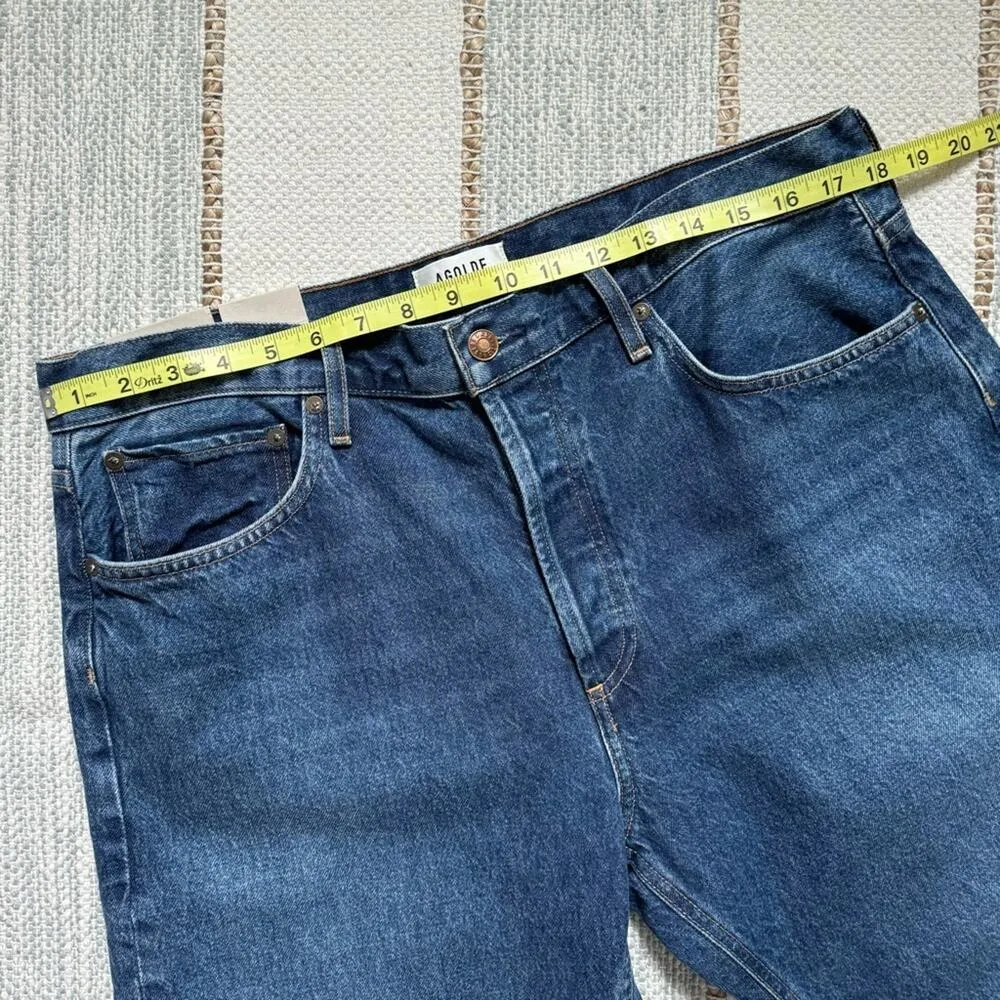 Agolde Parker Long Low Slung Vintage Straight High Rise Slouchy Jeans Women’s 31 - Image 5