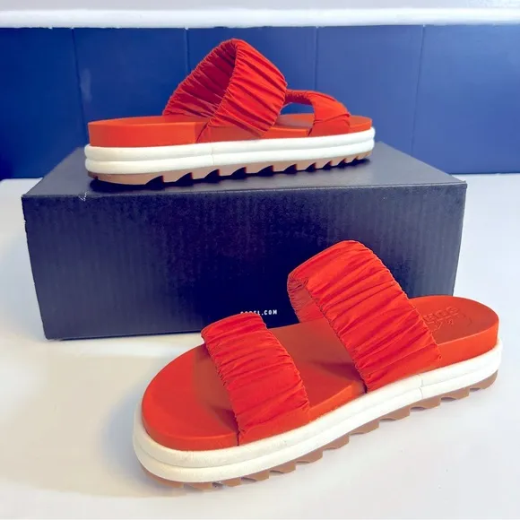 Sorel Sandals Roaming Desert Sun Two Strap Slides‎ Size 9.5 - Image 2