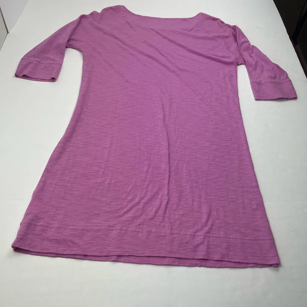 Lilly Pulitzer 100% Pima Cotton Dress Womens Size Medium Pink Coastal Preppy‎ - Image 6