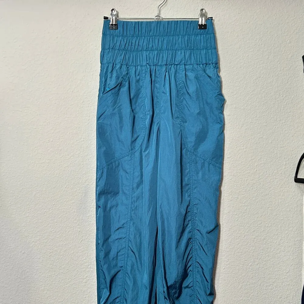 NEW Free People Fp Movement The Way Home Jogger Lightweight Teal High Rise XS - Image 6