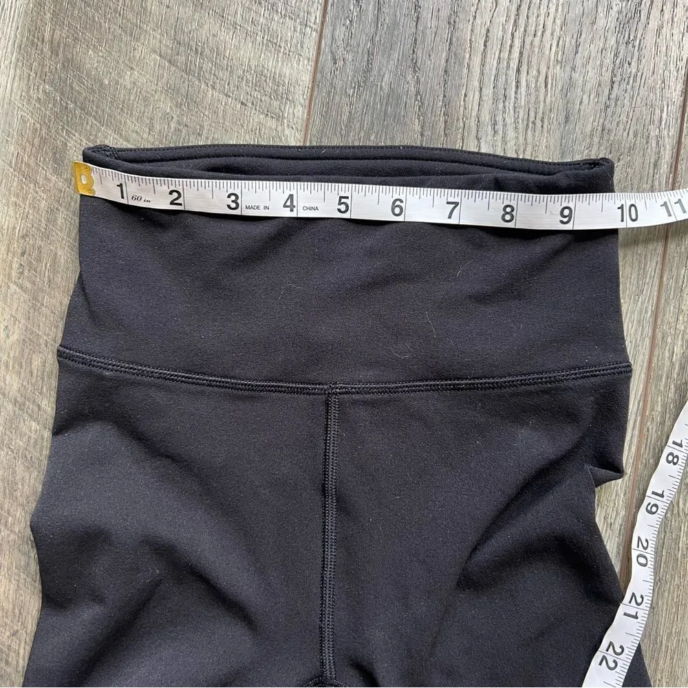 Lululemon High Rise Reveal Precision Tights in Black Size 2 Laser Cut Mesh Leg - Image 8