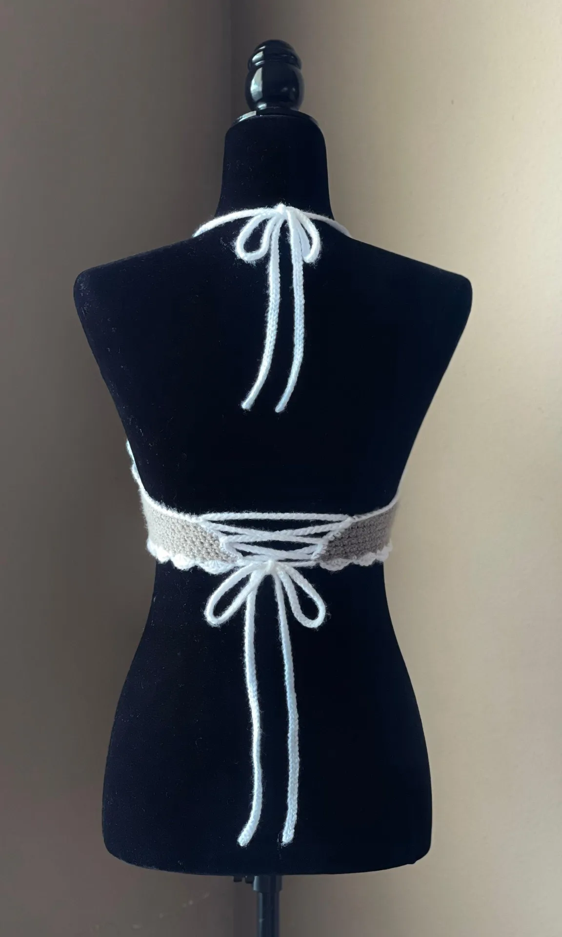 Handmade Peekaboo Crochet Top  - Image 3