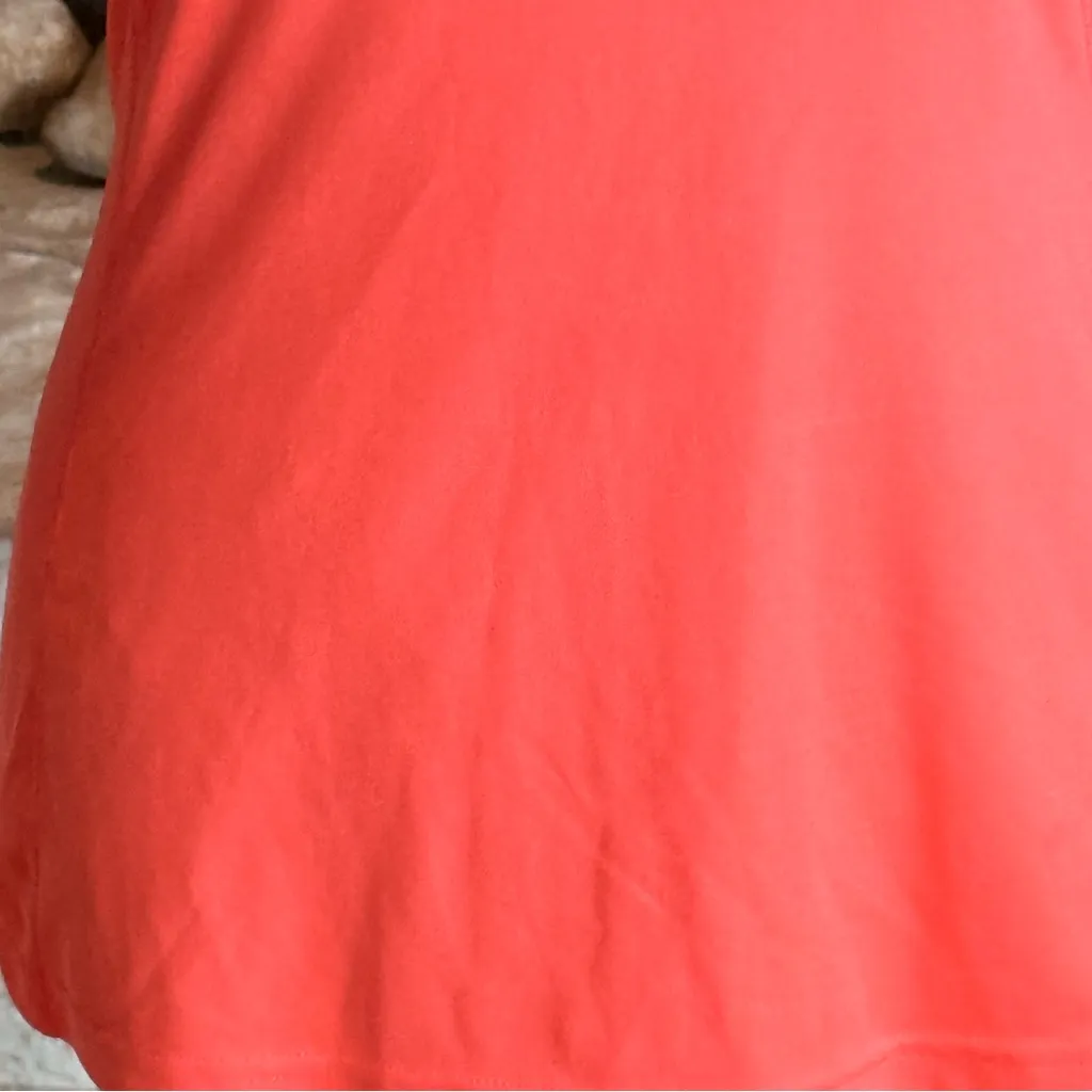 Adidas Women's Bright Orange Tank Top - Image 3