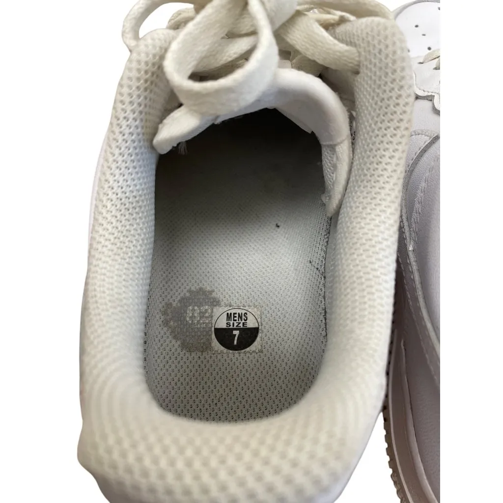 Nike Air Force 1 07 OG triple white womans sneakers Shoes size 7 SKU 8425 - Image 11