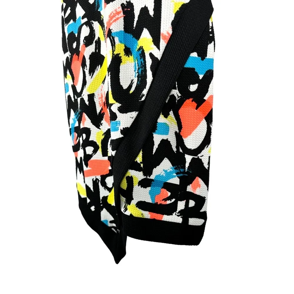 | Marilyn Monroe | Grafitti Pattern Short Sleeve Rockable Scoop Neck Dress - Image 3