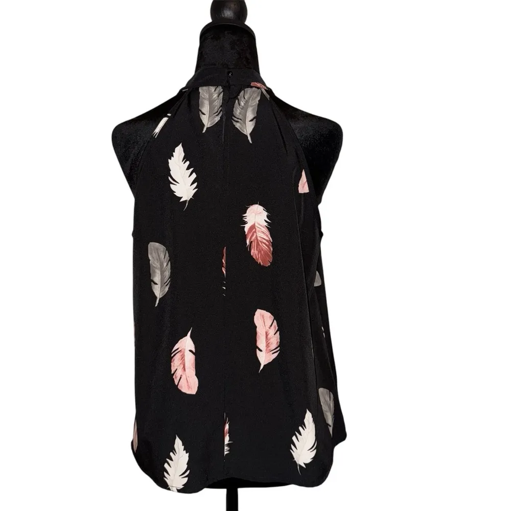 SHEIN Sleeveless Feather Top Size M‎ - Image 2