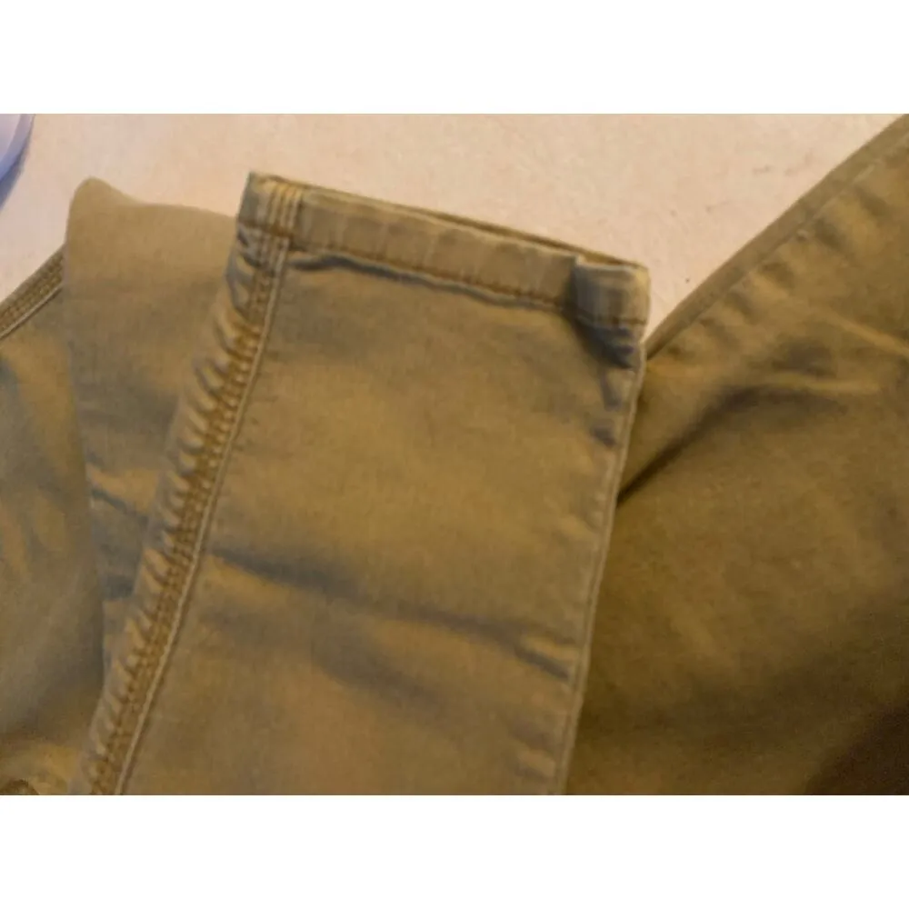 Free people woman's size 28 green skinny jeans ankle basic fall - Image 7