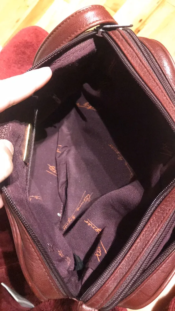 Vintage  Bag Purse Crossbody Leather - Image 5