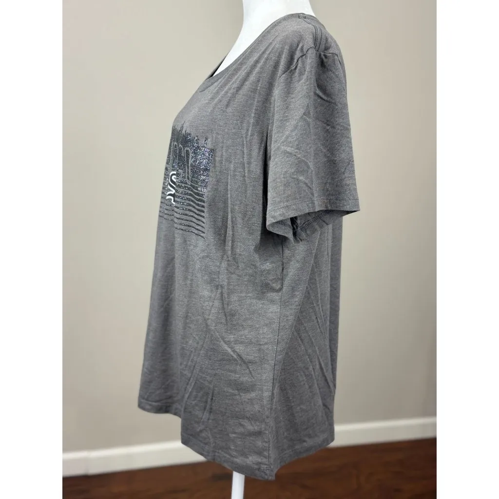 Chicago White Sox Womens Glitter Graphic T - Image 4