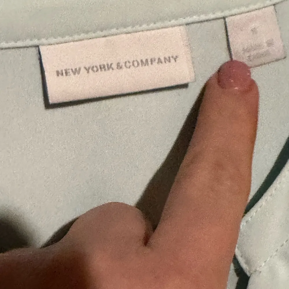 New York & Co Short Sleeve Pleated Blouse Dress Shirt - Image 2