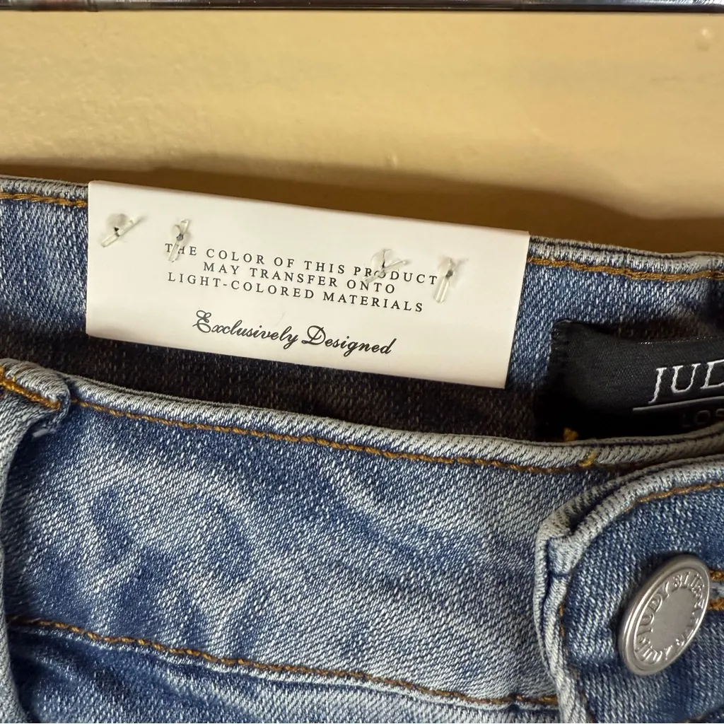 NWT Judy Blue 4XL High Rise Los Angeles Jean Short Grunge‎ Streetwear - Image 3