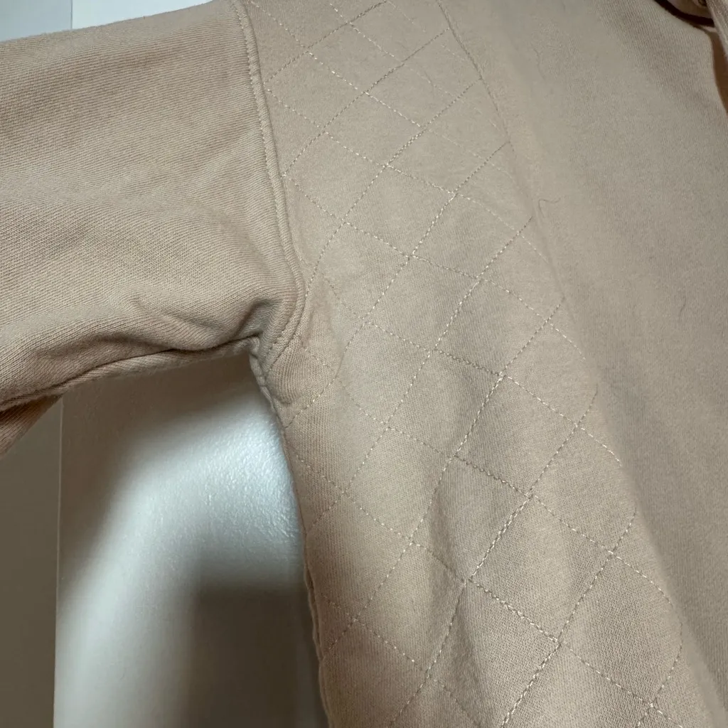 Wild Fable Light Brown Cropped Hoodie - Image 2