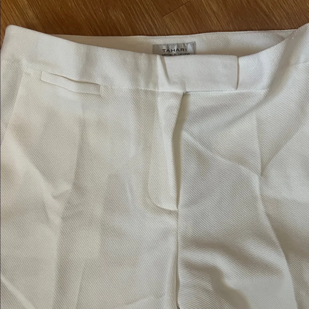 Tahari Ivory Women's Trousers new size 10 dressy or casual - Image 3
