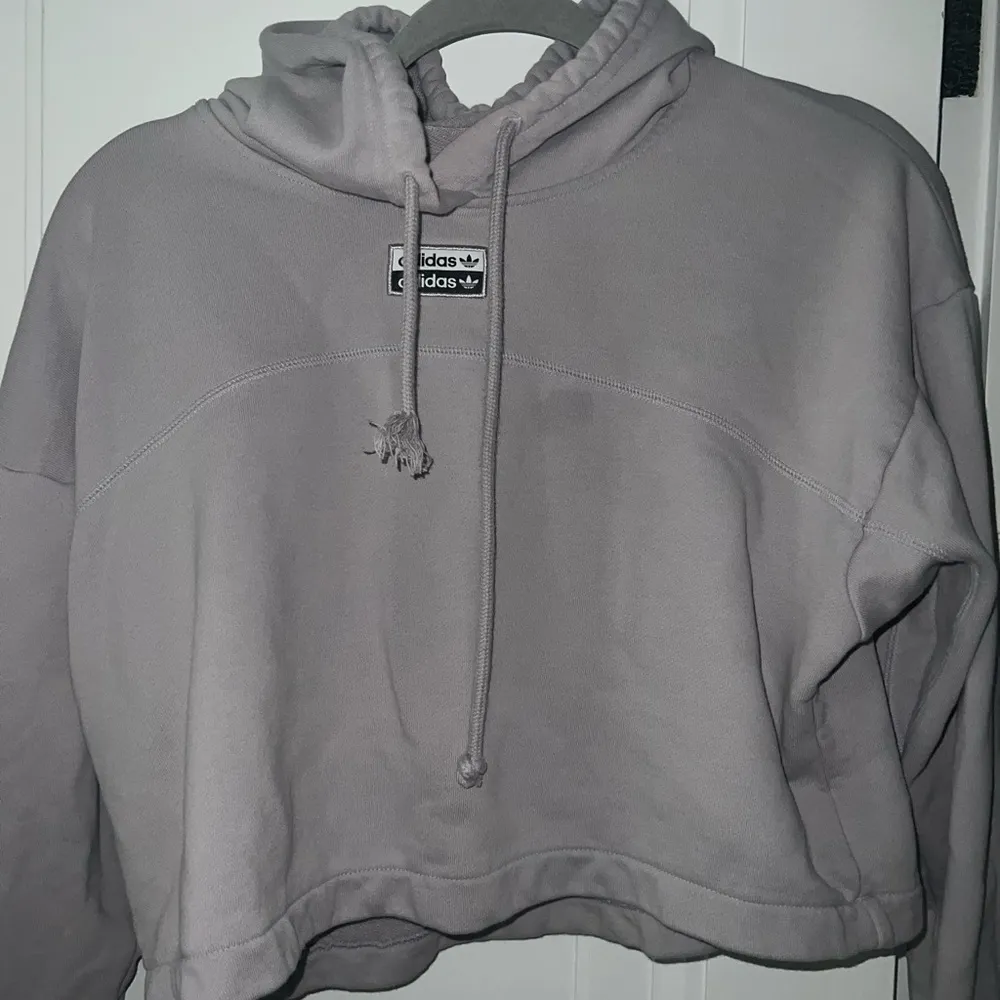 Adidas Women's Purple Hoodie - Image 7