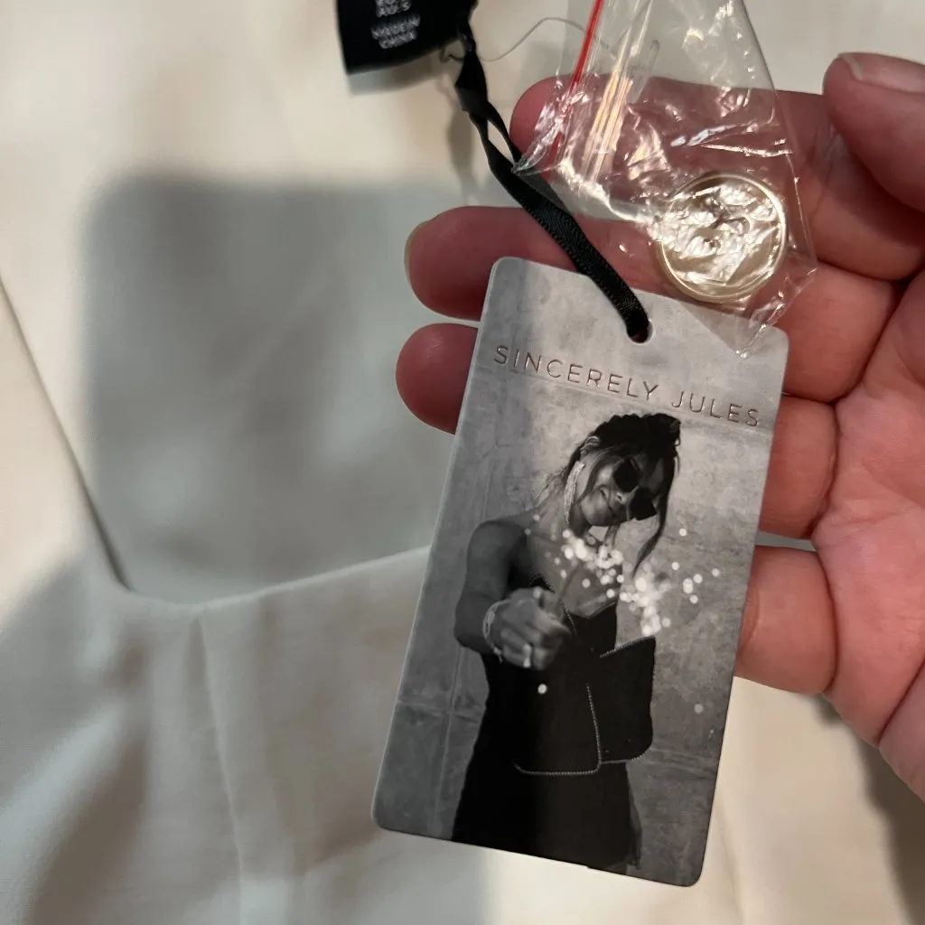 NWT Sincerely Jules small dress White - Image 10