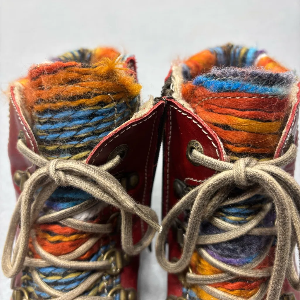 Josef Seibel Maren 06 Hibiscus US 6.5 EU 37 Red Ankle‎ Boots Comfort - Image 9