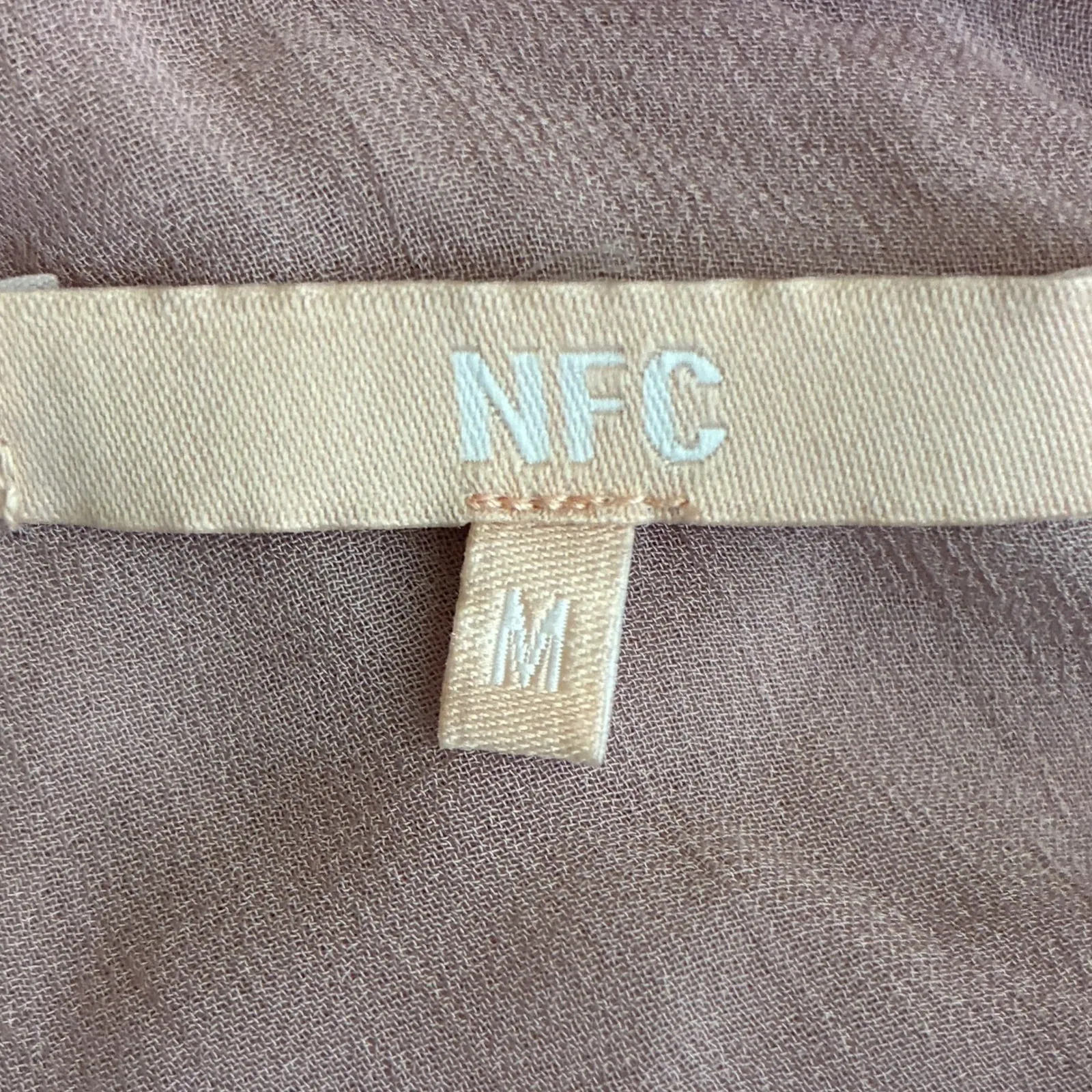 NWT NFC Womens Boho Sheer V - Image 6