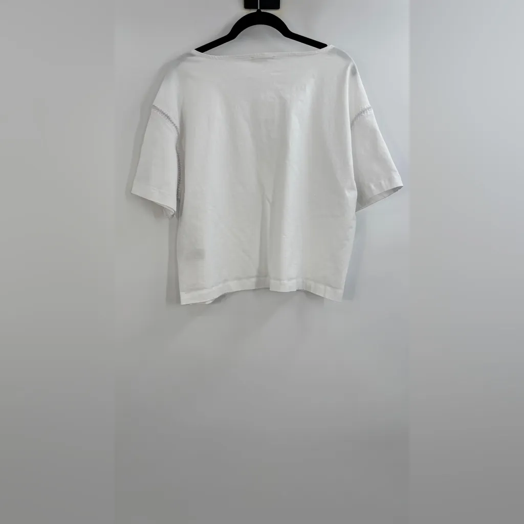 Madewell Embroidered Boxy Knit Tee - Image 4