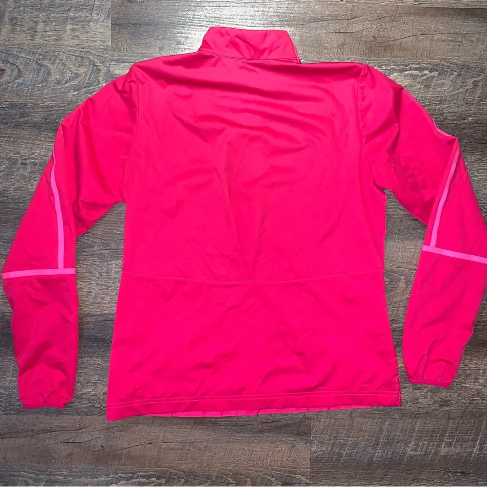 Nike Golf 1/4 Zip NFL Philadelphia Eagles Women’s Size Medium Pink/White/Green - Image 4