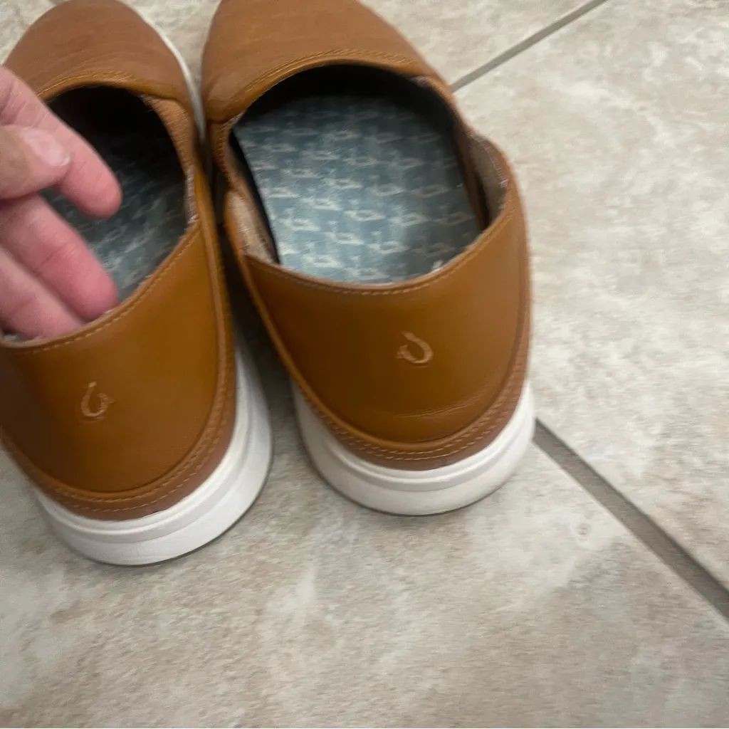 OluKai KITHELE ILI W9.5 EUR 39.5 Convertible Sneaker Shoes Women's‎ Brown Size 9.5 - Image 7