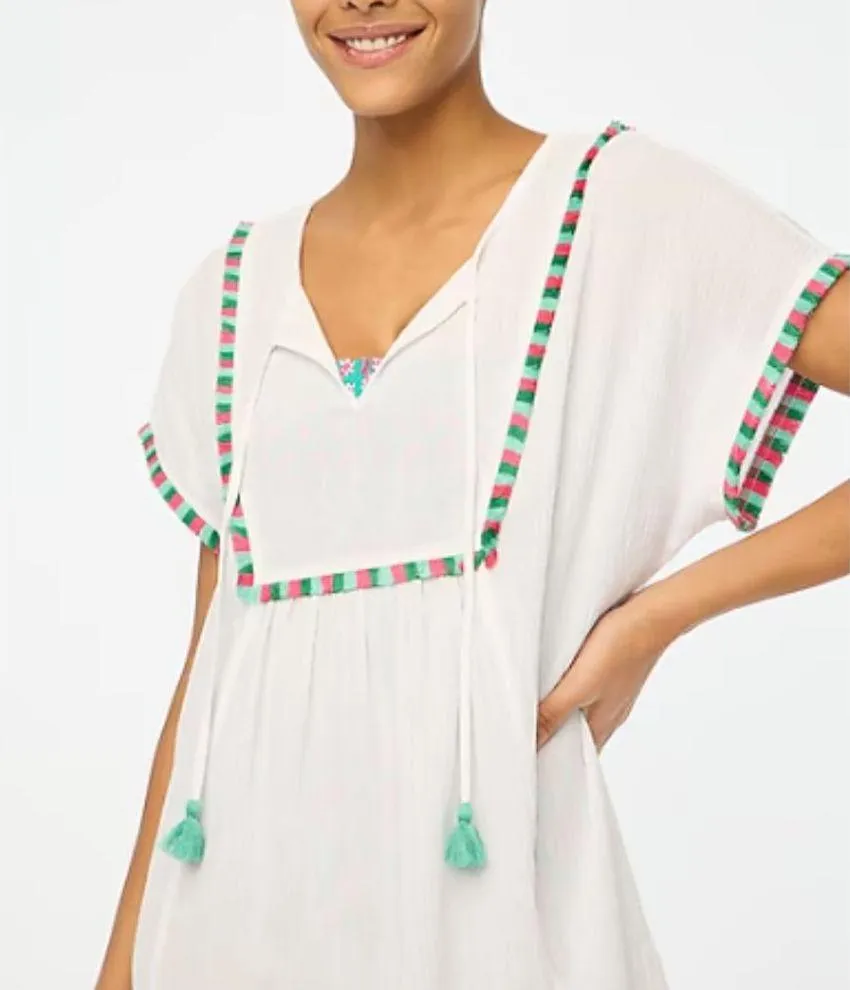 J crew Fringe beach tunic - Image 5