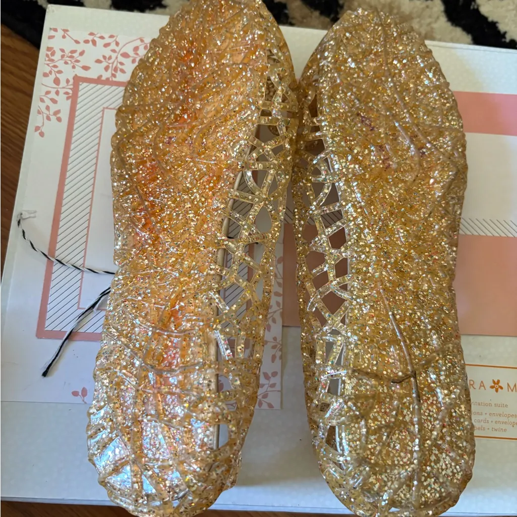 Glaze Gold Women's Flats - Image 5