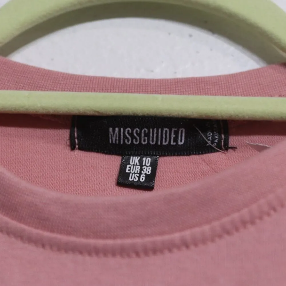 Missguided Pink Short Sleeve Tee Shirt Sz 6 NWT - Image 5