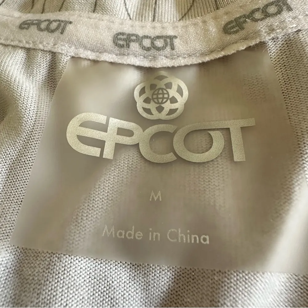 Disney EPCOT Gray Asymmetrical Tank Top Tunic - Image 3