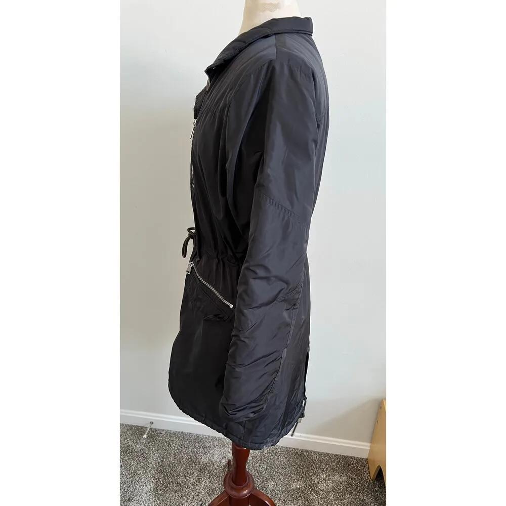 Mossimo Supply Co Long Rain Coat Size Small Gray - Image 3