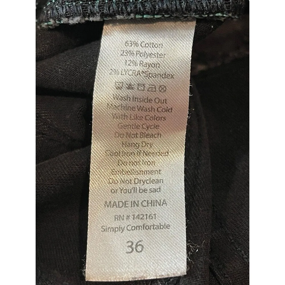 Lularoe Light Black Size 36 Elastic Waist Stretchy Skinny Jeggings - Image 8