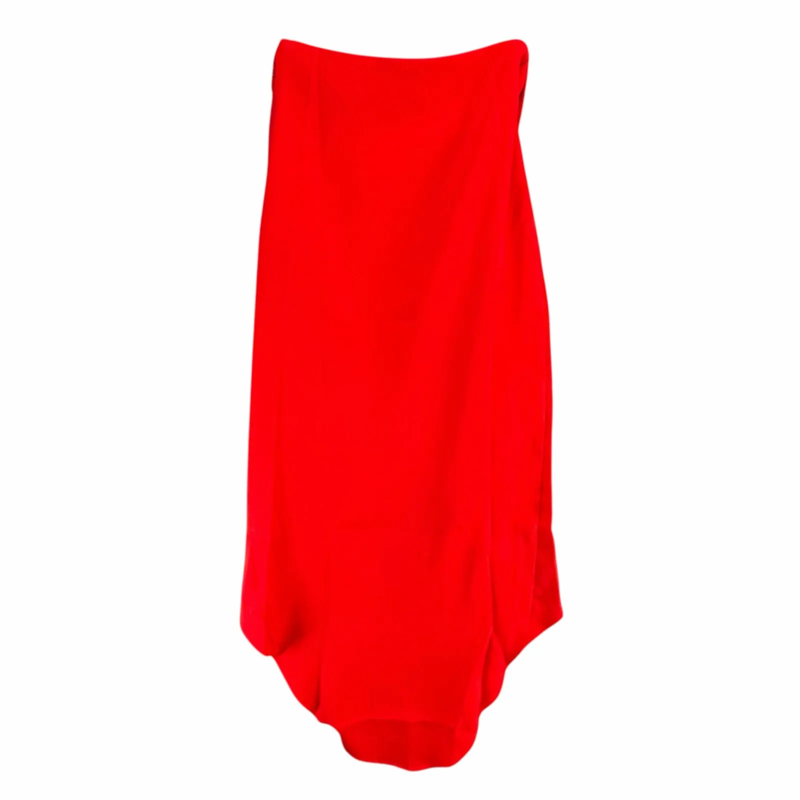Superdown Arielle Slit Maxi Skirt Womens XXS Red Surplice Sultry Modern Femme - Image 4