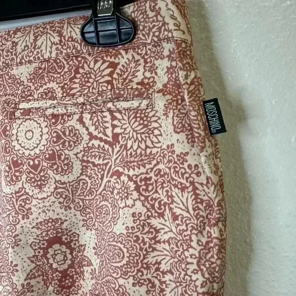 MOSCHINO JEANS Donna Boho Floral Vintage Y2K High‎ Rise Cropped Bootcut Jean - Image 8