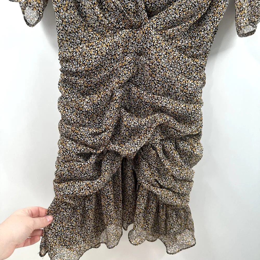 ASTR Shirred Bottom Mini Dress Size Medium - Image 4