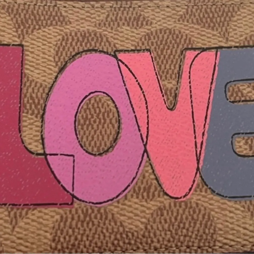 Coach  LOVE key Card Case - Image 3