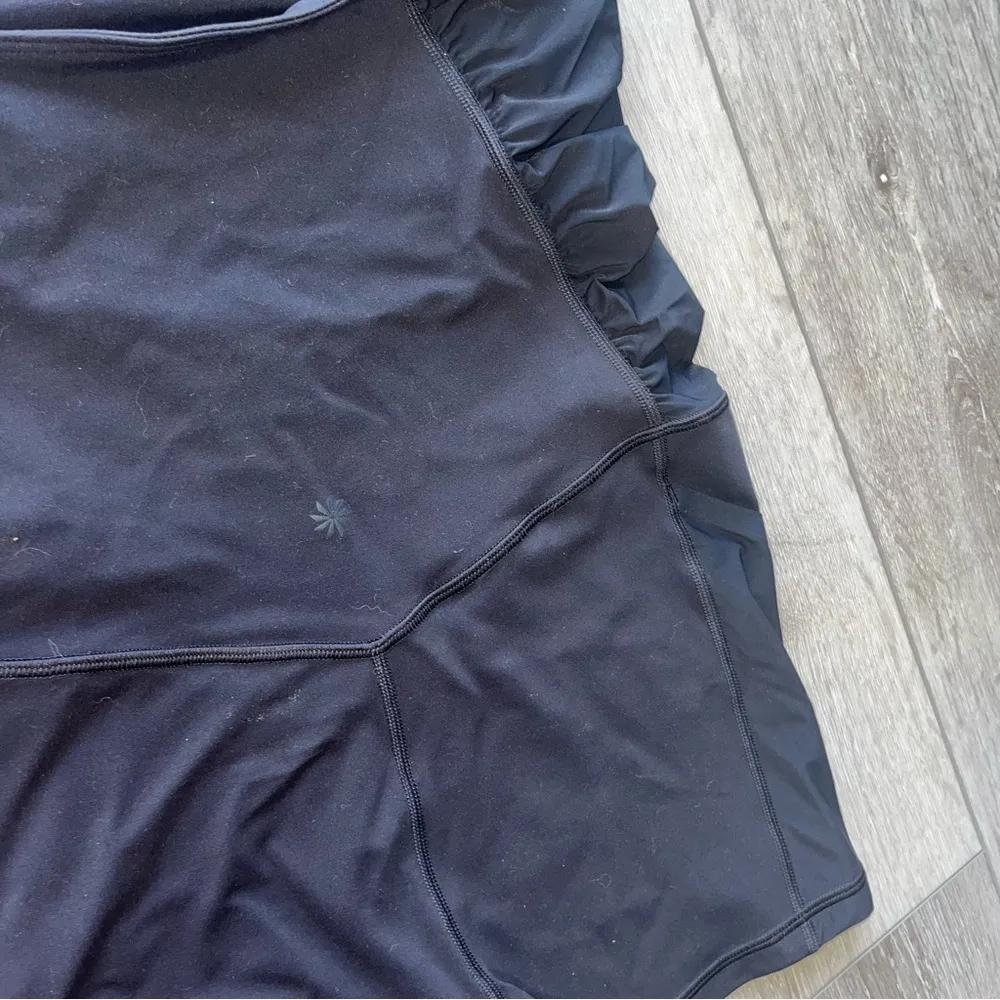 NWT Athleta Mesh Me Up Romper one piece Small Black - Image 7