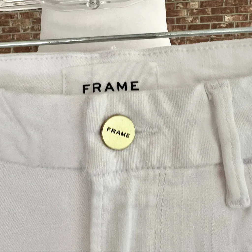 Frame Le Mini Bootcut Jeans Full Length 26 Midrise Flared Trendy Chic Glam - Image 6