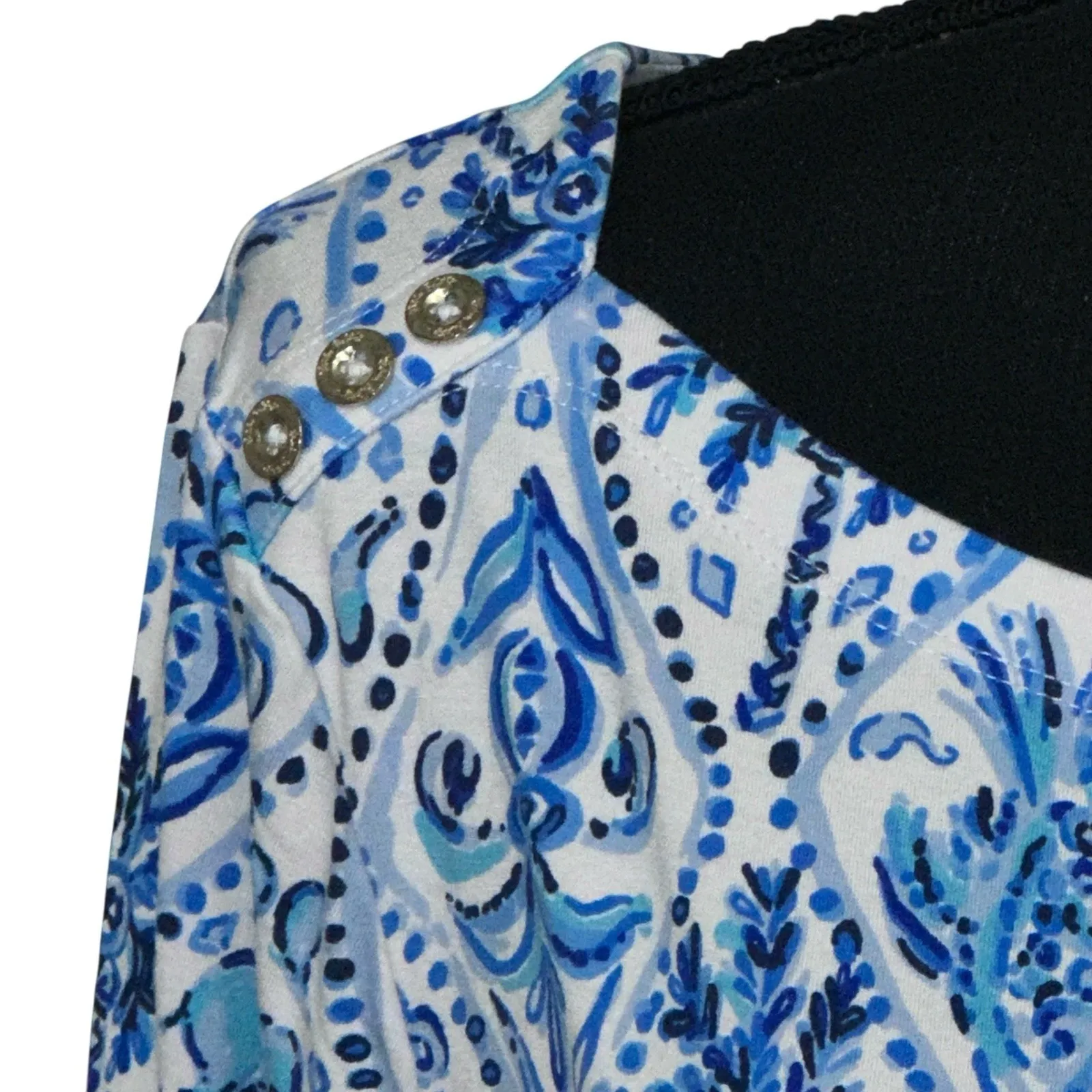 Lilly Pulitzer Sophie‎ Dress UPF 50 Resort White Isle Of Tile Knit Women's Sz XL - Image 2