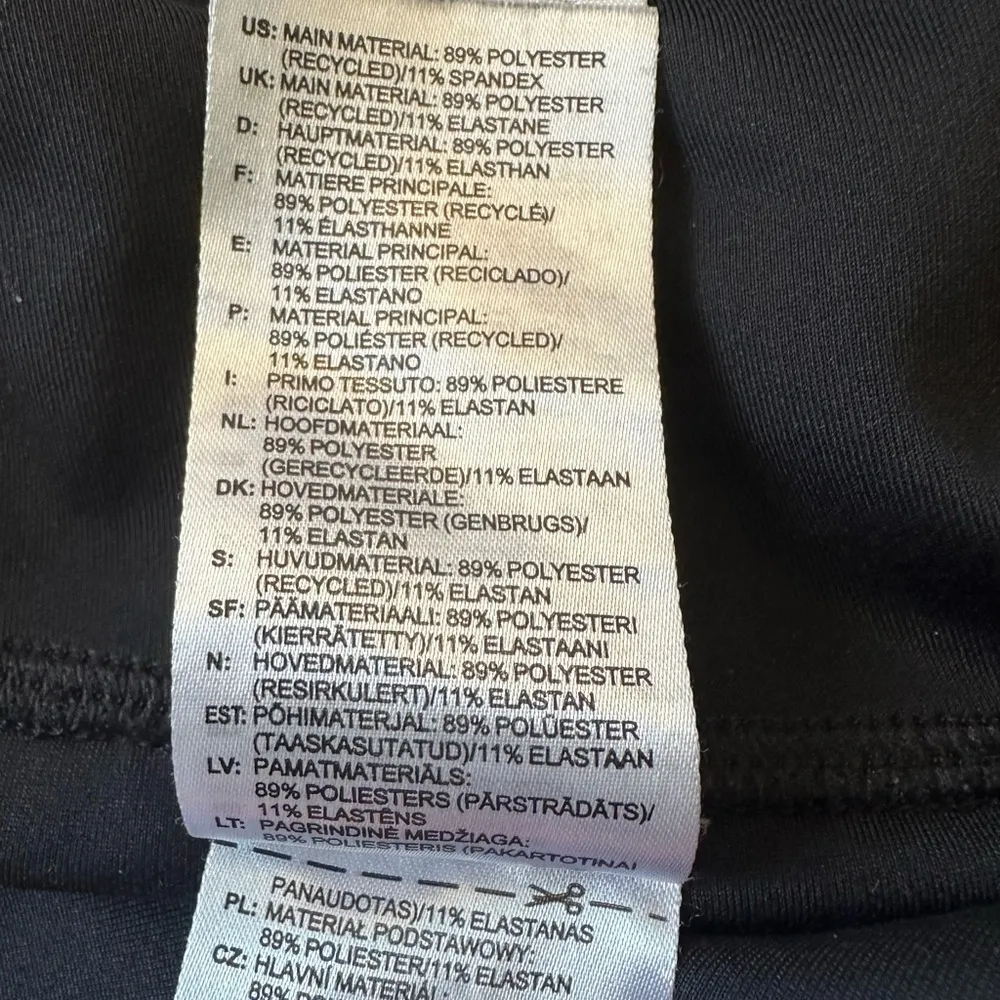 Women’s Adidas Black Prime green Aero Ready Logo Leggings Size M - Image 3