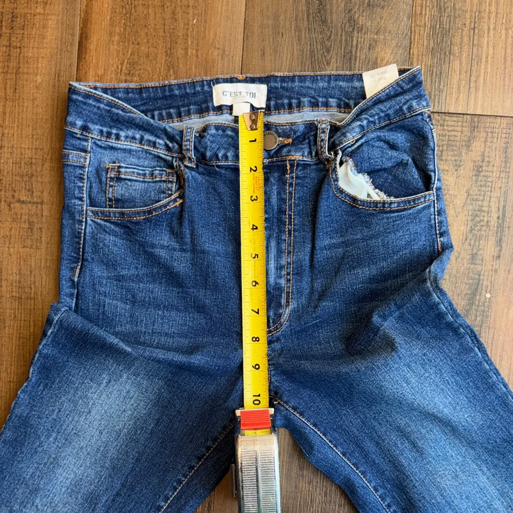 Black Label Indigo Flare Jeans - Image 6