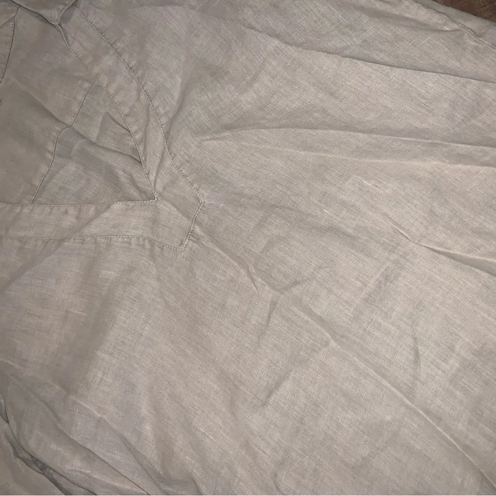 James Perse Bison Tunic Shirt boho M $210 contemporary casual fall top beige - Image 6