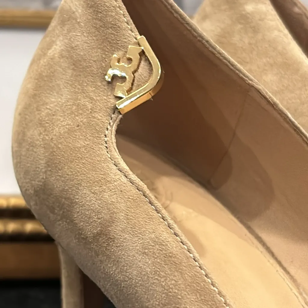 Tory‎ Burch Heels~Suede with leather soles~Size 9.5~ EUC!!! - Image 7